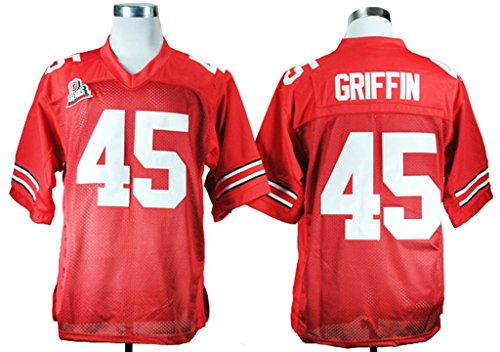 WEENKS Men's Archie Griffin 45 Ohio State Buckeyes College Football Jersey