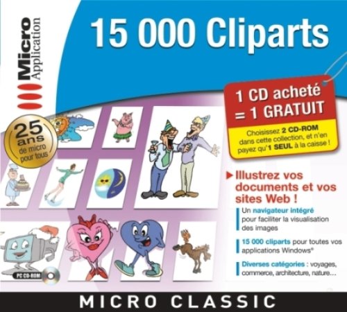 15 000 cliparts
