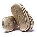 Romirus Infant Baby Moccasins Soft Sole Anti-Slip Tassels Prewalker Toddler Shoes (S: 0-6 months, Golden)