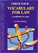 Check Your Vocabulary for Law (Check your -- series)