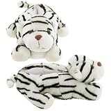 White Tiger Animal Slippers for Women