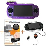 Sony Playstation Portable PSP Casual Gamer Kit (Violet JAVOSkin)