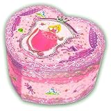 Princess Heart Shape Musical Jewelry Box By Pecoware