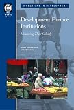 Development Finance Institutions: Measuring their Subsidy (Directions in Development)