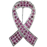 Breast Cancer Awareness Pugster Brooch