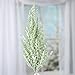 Factory Direct Craft Sparkling 17 Inch Artificial Snowy Cedar Embellishing Pick for Home and Holiday Decorating and Arranging