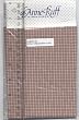 Rose and Cream Mini Plaid Fabric for Dolls or Miniatures