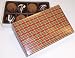 Scott's Cakes Cocoa Covered Dark and Dark Chocolate Truffles 1/2 Pound Christmas Plaid Box