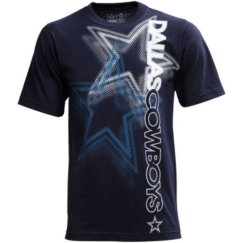 Dallas Cowboys Step Back T-Shirt - Navy Blue-