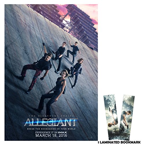 The Divergent Series: Allegiant (2016) - Slanted - 13 in x 19 in Movie Poster Reprint + FREE BOOKMARK