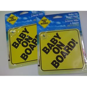 2x 5\”x5\” Baby Child On Board Signs Car Auto Safety Decals Seat