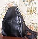 Genuine Crazy Horse Black Organizer Backpack