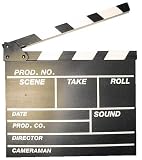 Produkt-Bild: ZigZag Filmklappe Regieklappe Hollywood aus Holz 20 cm
