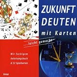 Zukunft deuten mit Karten (Buch + 52 Spielkarten) - Mit farbigem Anleitungsbuch - Julia Corte