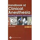 Click here to buy Handbook of Clinical Anesthesia by Paul G Barash, Bruce F Cullen, and Robert K Stoelting.