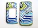 New Blue Green Zebra Brush Style Art Color Design Samsung U750 Alias 2 Snap on Cell Phone Case