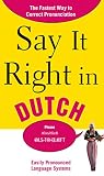 Say it right in Dutch