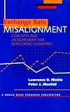 Exchange Rate Misalignment: Concepts and Measurement for Developing Countries