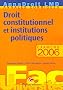 Droit constitutionnel et institutions politiques : Examens 2006