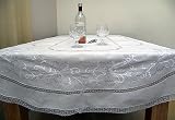 Pure Linen Tablecloth with 12 Napkins
