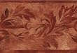 Brick Leaf Scroll Wallpaper Border