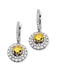 14kw Emma Grace Round Cultured Diamond Earrings