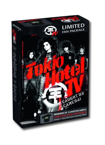 Childrens Toyshop  DVD : Tokio Hotel - TV / Caught On Camera! (Deluxe Version + T-Shirt M)
