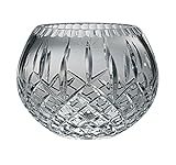 Majestic Gifts Hand Cut Crystal Rose Bowl, 6-Inch, Plaza