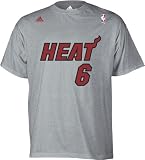 LeBron James Miami Heat Grey T-Shirt