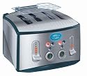 Breville TT24 Lightning-Brushed Stainless Steel 4-Slice Toaster with Motorised Bread Carriages