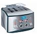 Breville TT24 Lightning-Brushed Stainless Steel 4-Slice Toaster with Motorised Bread Carriages