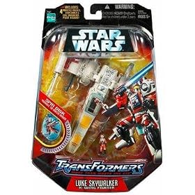 Hasbro Star Wars Transformers - Luke and X-Wing Fighter