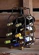 6-Wine Bottle Metal Standing Holder [Kitchen]