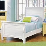 Alexander Julian's Cottage Youth Sleigh Bed (Beach Cottage White) (Full) by Vaughan-Bassett