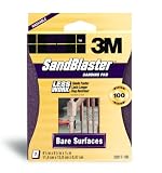 3M SandBlaster 20917-100 Bare Surfaces Sanding Sponges, Medium 100