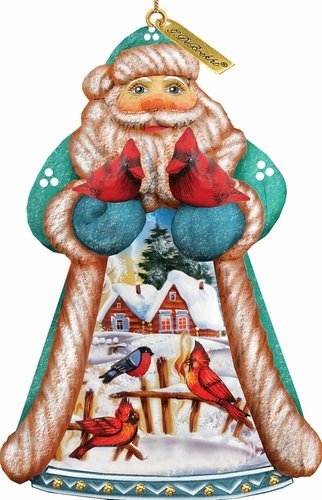 G. Debrekht 661311 General Holiday Santa Winter Countryside Ornament 5 inch G. Debrekht 661311 General Holiday Santa Winter Countryside Ornament 5 inch