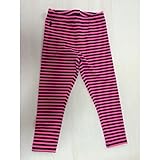 Ralph Lauren（ラルフローレン）：ボーダー柄ワンポイントレギンス（ネイビー×ピンク）(3/3Ｔ) 888178182090