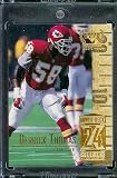1999 Upper Deck Century Legends # 74 Derrick Thomas Kansas City Chiefs Football Card- Mint Condition - Shipped In Protective ScrewDown Case!