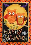 View Polka Dot Happy Halloween Owl Spider Harvest Moon House Flag 28 x 40 Polka Dot Happy Halloween Owl Spider Harvest Moon House Flag 28 x 40 Picture