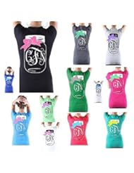 Sports: Monogrammed Personalized T-shirt Short Sleeve with Jar - AG Designs