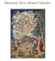 Advent Calendar - Heavenly Host (with Bible Text)