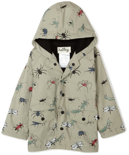 Hatley Boys â€œCreepy Bugsâ€ Rain Coat,Multi