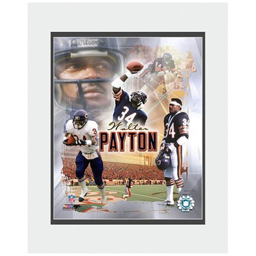 Photo File Chicago Bears Walter Payton Composite Matted Photo
