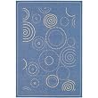 Patio Indoor Outdoor All Polypropylene CY1906 Blue 5' 3 x 7' 7 Rug