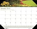 House of Doolittle Earthscapes Gardens of the World Compact Desk Pad Calendar 12 Months January 2011 to December 2011, 18.5 x 13 Inch, Recycled (HOD1746)