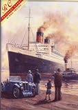 Evening Departure - Queen Mary (greetings card)