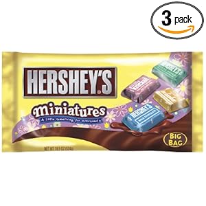 Hershey's Easter Miniatures Chocolate Candy, 18.5-Ounce Bags (Pack of 3) Hershey's Easter Miniatures Chocolate Candy, 18.5-Ounce Bags (Pack of 3)