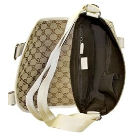 Gucci Canvas Small Flap Messenger Bag 145858BG-IV