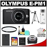 Olympus PEN Mini E-PM1 Micro 4/3 12.3 MP Digital Camera & 14-42mm MSC II R  ....
