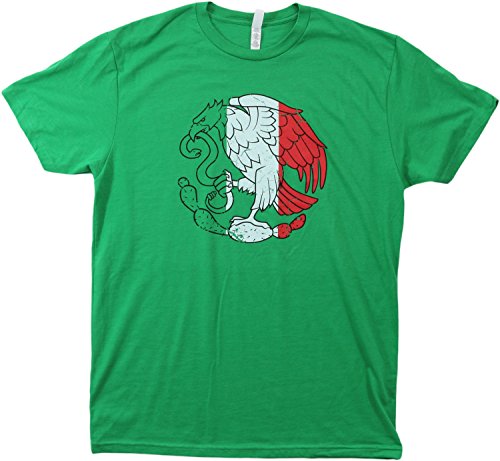 Mexico Pride | Vintage Style, Retro-Feel Mexican Flag & Arms Unisex T-shirt